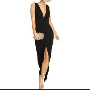 B darlin long slit dress nwt